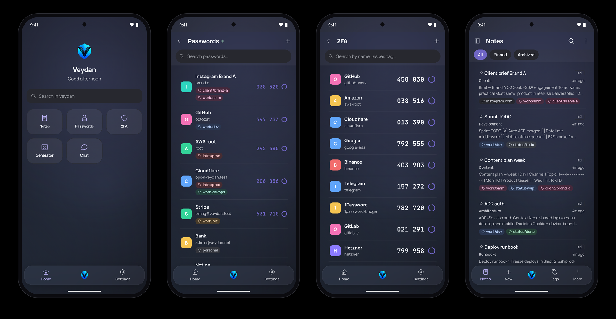 Notes in Veydan for Android